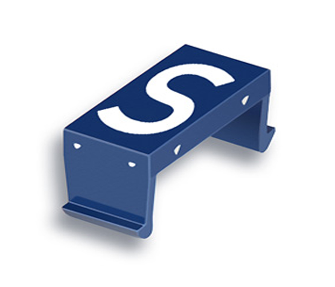 FP Buchstabenfeld S 10mm blau