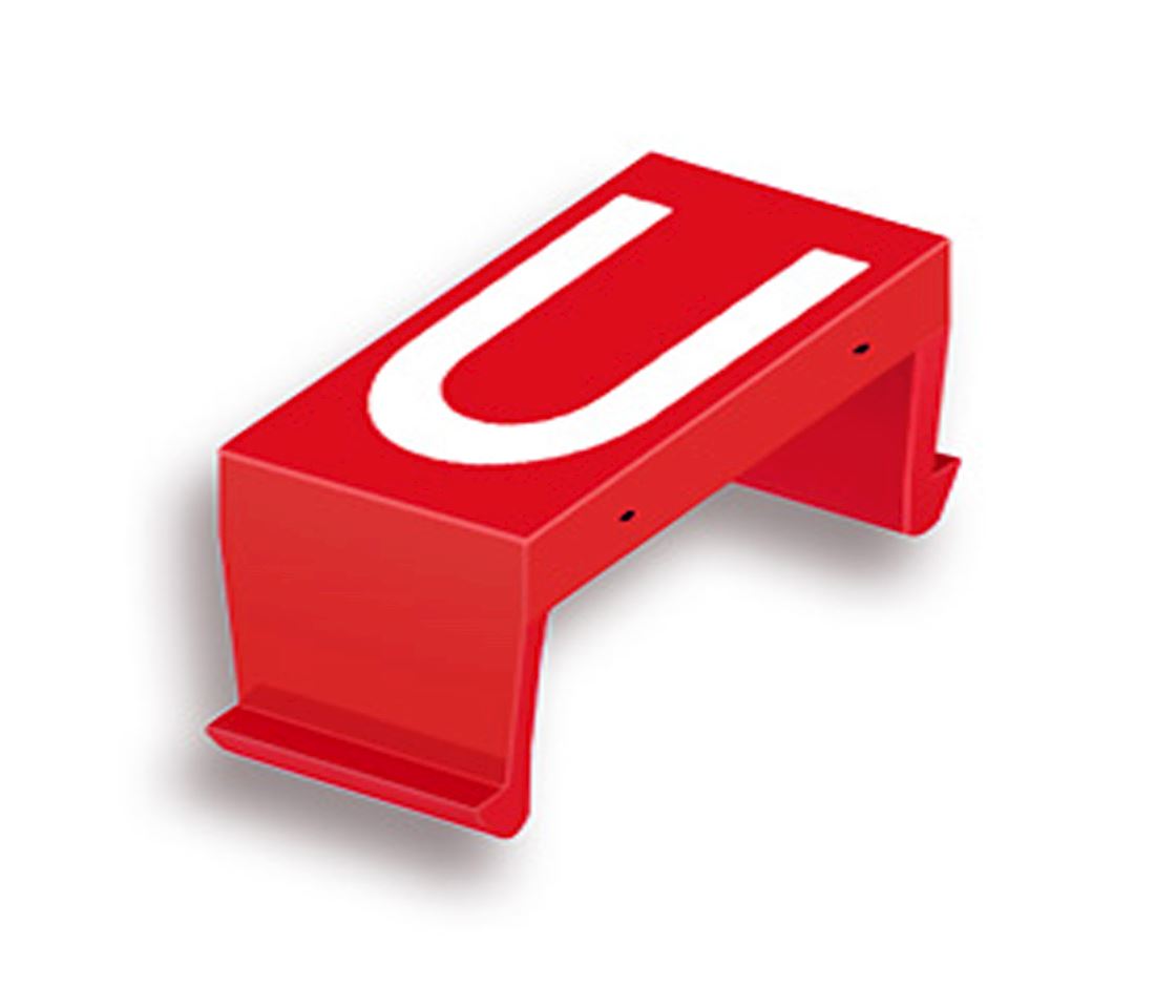 FP letter field U 10mm red