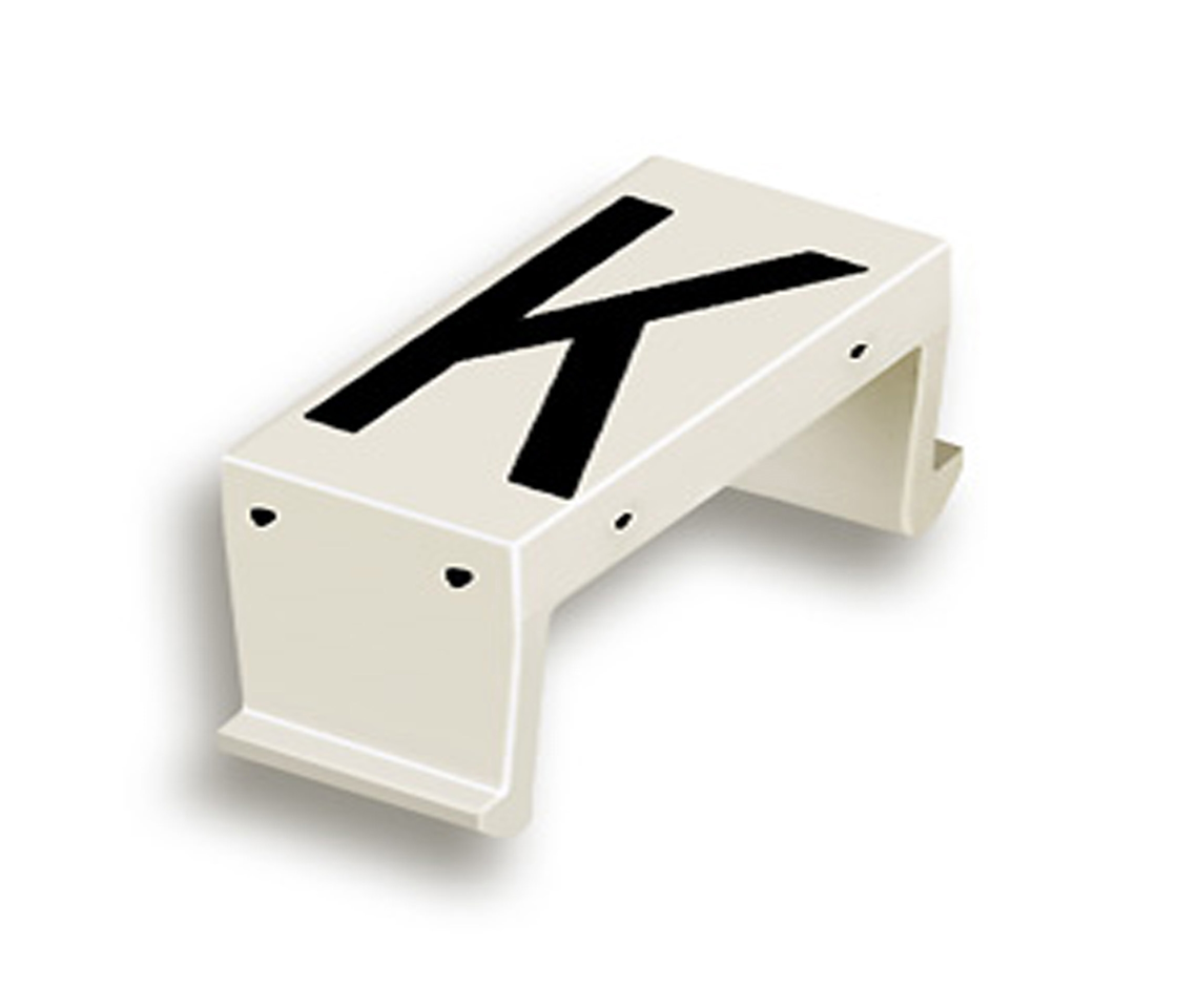 FP letter field K 40mm white