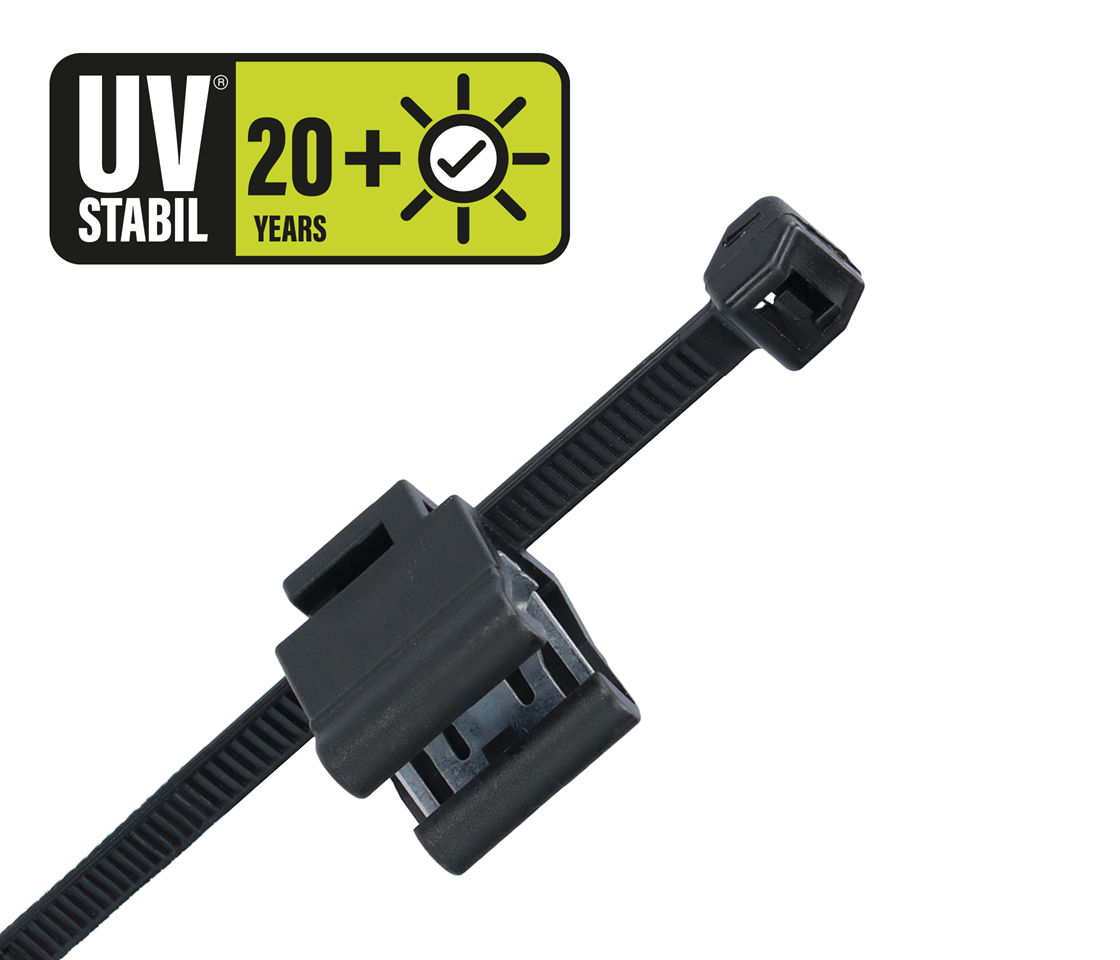 Kantenclips mit KABI 200x4.8mm