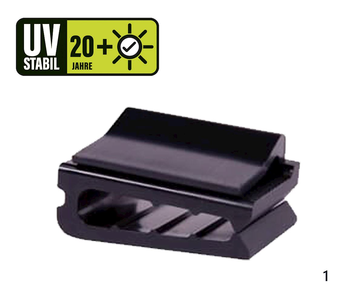 Solar clip U-shape