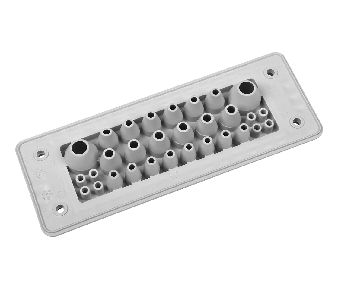 Kabeldurchführungsplatte
