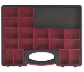 Plastic Case with Removable Compartments – for Small Components