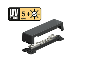 Equipotential bonding bar for outdoor installation