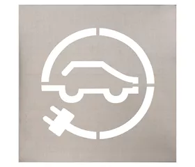 Malschablone SCAME DIMA 1000x1000mm – mit EV-Logo