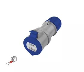CEE couplers 63 A, IP44|54, straight with screw terminal