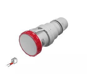 CEE couplers 63 A, IP66|67|69, straight with screw terminals