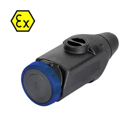 Prise mobile CEE ATEX 32 A, IP66, droite, raccordement à cage