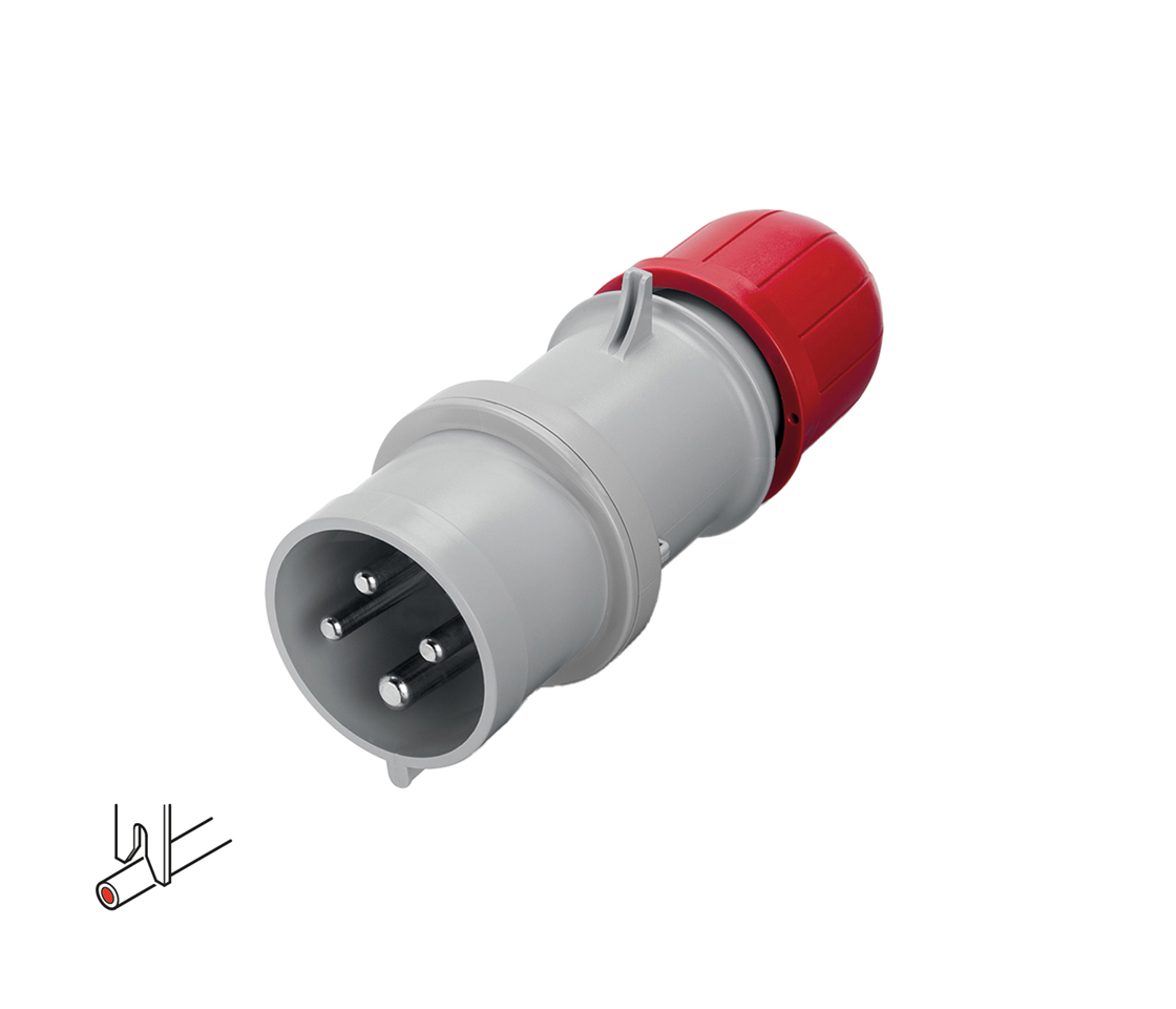 Scame Stecker 3P+N+E, 6h