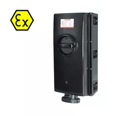 CEE Sicherheitssteckdose ATEX 125 A, IP66, 3P+N+E, verriegelt