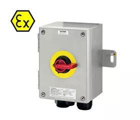 Sezionatore di emergenza ATEX inox, IP66, 20–63 A, basse temperature