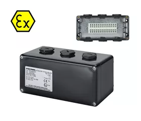 Boîte de jonction ATEX IP66, 14 bornes à cage, 2,5 mm²