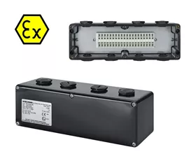 Boîte de jonction ATEX IP66, 20 bornes à cage, 2,5 mm²