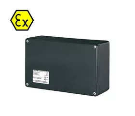 Coffret vide ATEX GRP, IP66, noir RAL 9005