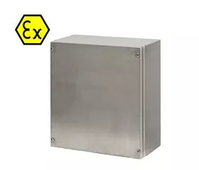 Coffret vide ATEX inox AISI 304L à couvercle vissé, IP66