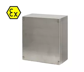 Coffret vide ATEX inox AISI 316L à couvercle vissé, IP66