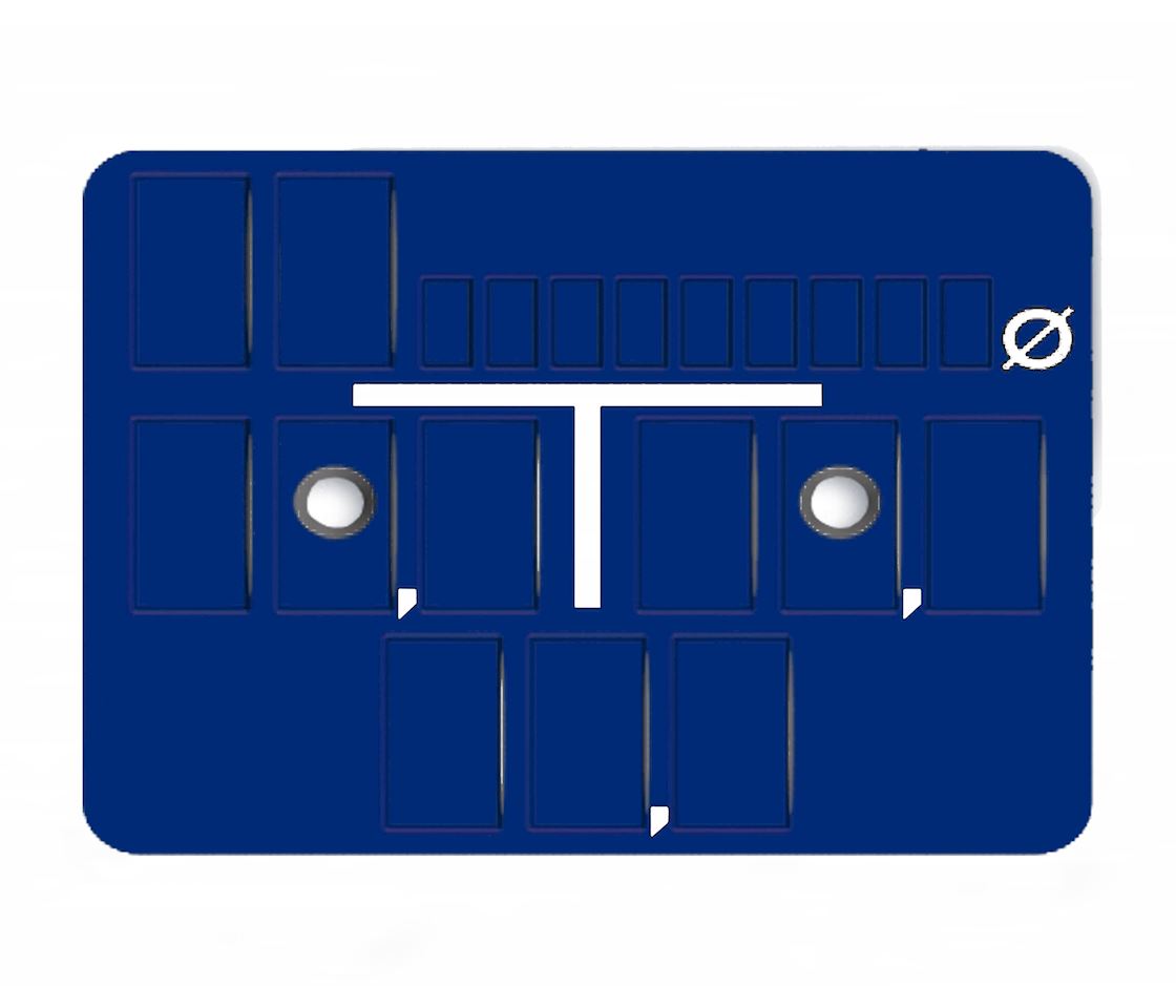 PLAT ALU 110 x 70