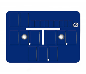 Plaque de signalisation PLAT ALU 110 x 70