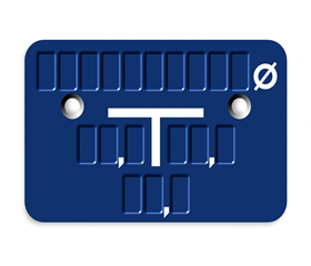 Plaque de signalisation PLAT ALU 140 x 110