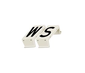 Numbers CLIP 10 mm, white