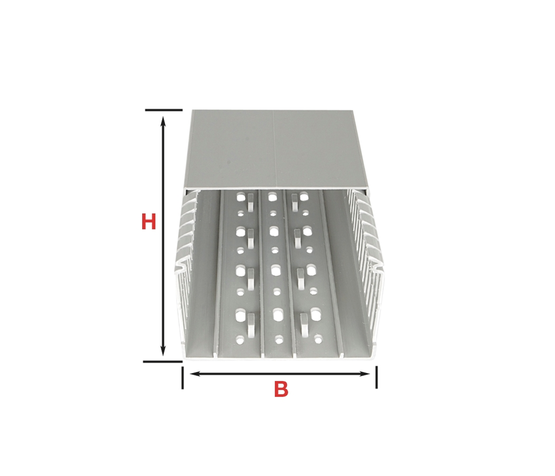 cover for slotted wiring