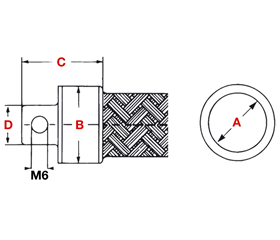 Braid terminations to ELFLEX