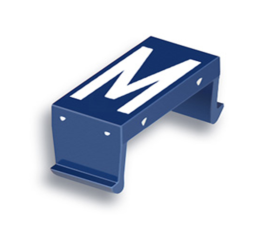 FP Buchstabenfeld M 10mm blau