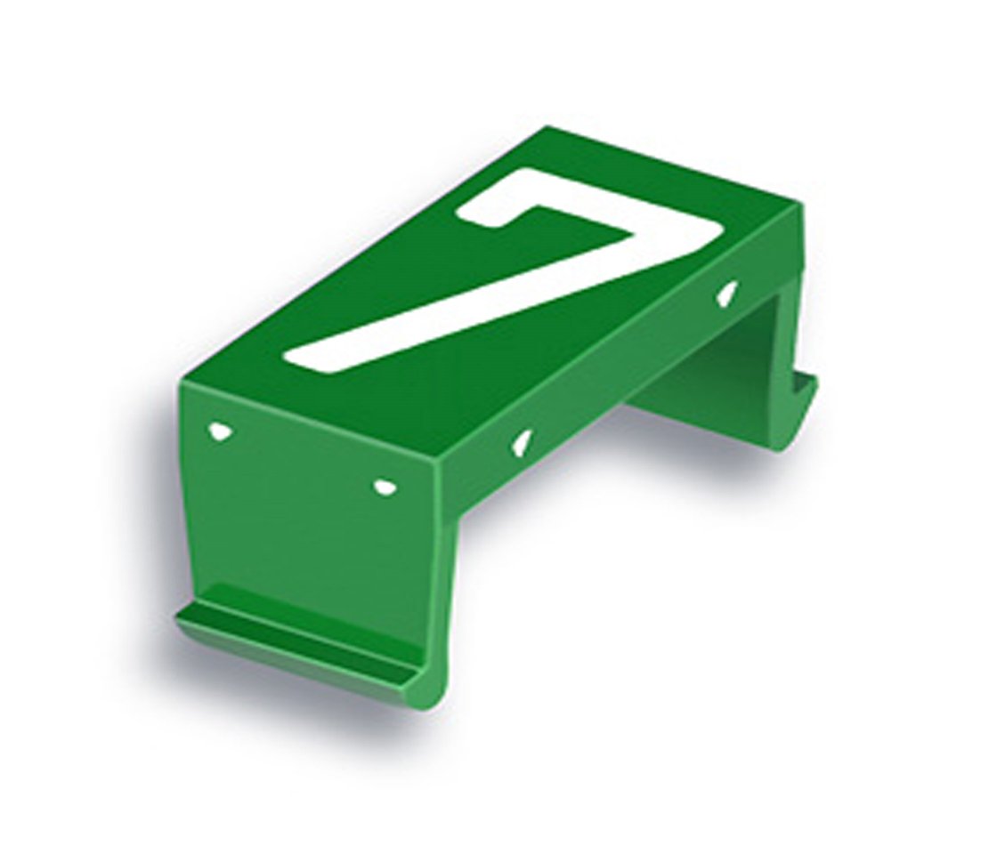 FP Zahlenfeld 7 25mm grün