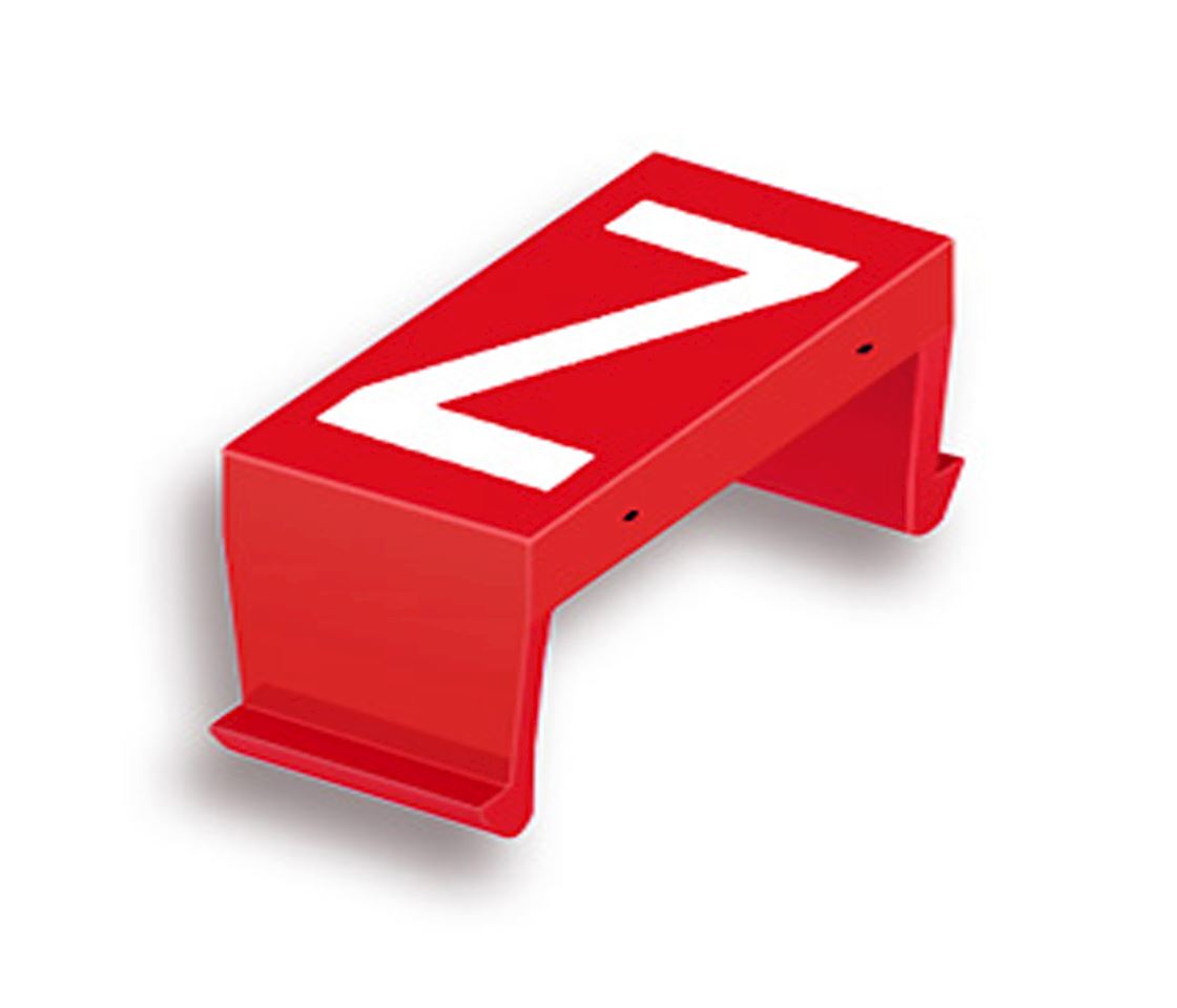 FP Buchstabenfeld Z 25mm rot