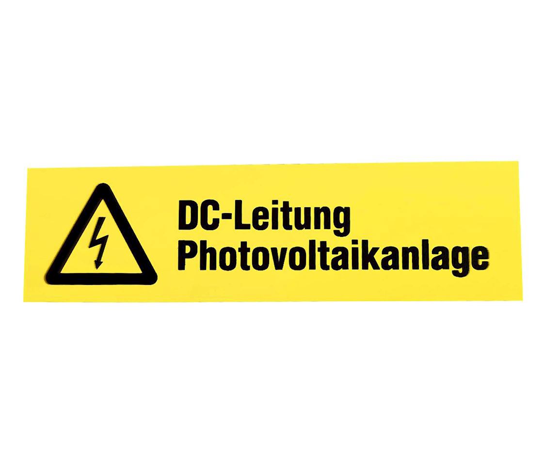 Solar DC Leitung Vinylfolie