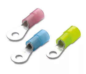 Halogen-free insulated ring terminals