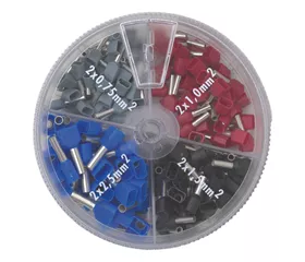 Ferrule assortment box 2x 0.75 to 2.5 mm²
