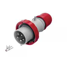 SCAME OPTIMA CEE Plug 16A 3P+N+E 6h, Industrial-Grade