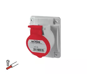 Scame UP Socket,3P+N+E,6h