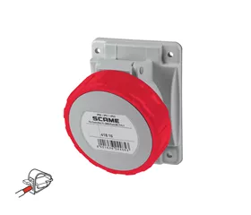 Scame UP Socket,3P+N+E,6h