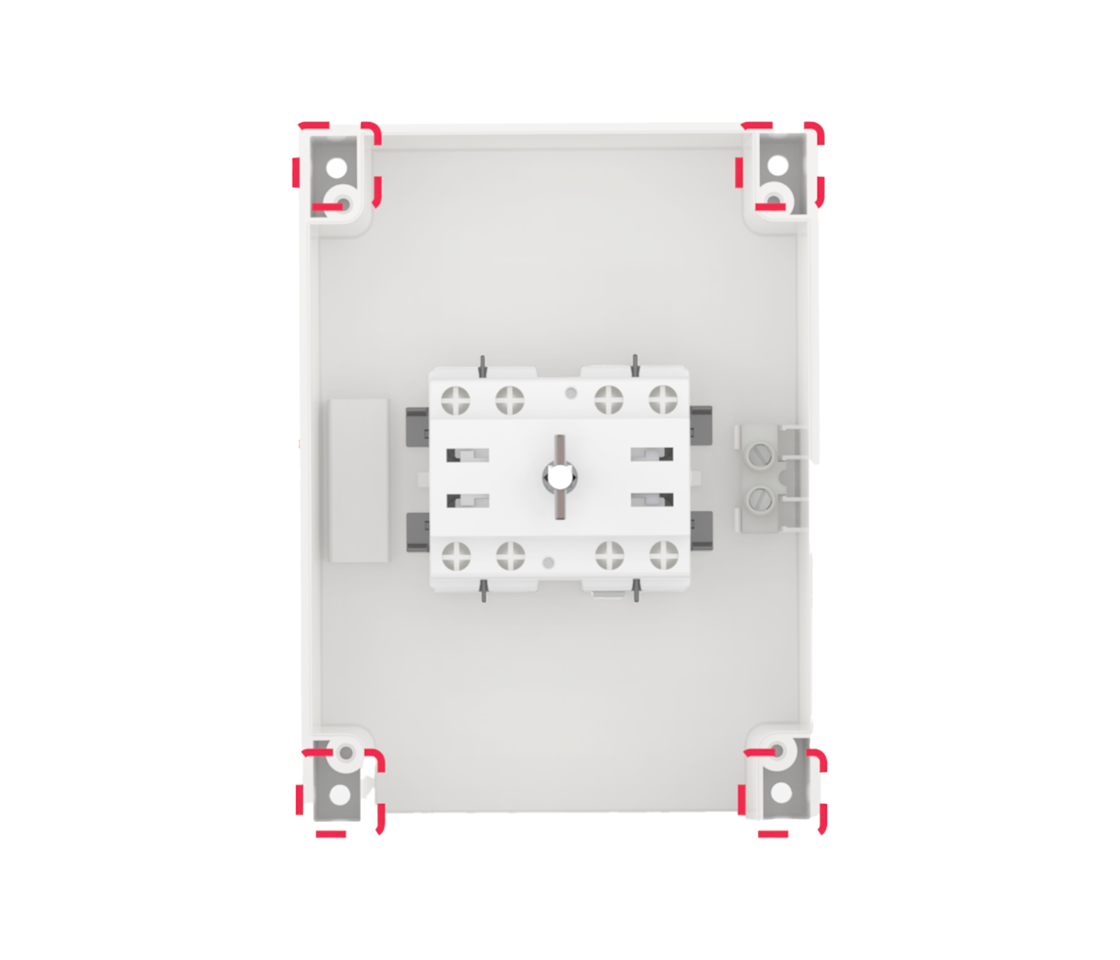 Scame isolating switch, 4P
