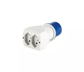 Scame standard adapter, 2P+E