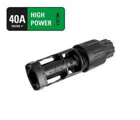 Solar plug, crimpless