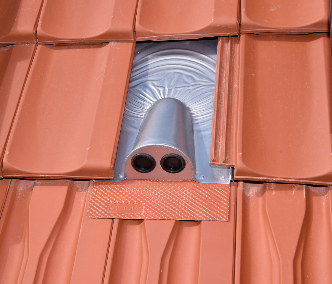 Doppel-Rohrdurchf&#252;hrung