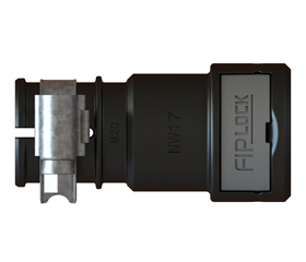 Raccordo AIPA-M IP69, guaina su tubo liscio