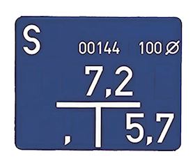 Kunststoff-Hinweisschild PLAT 140 x 113