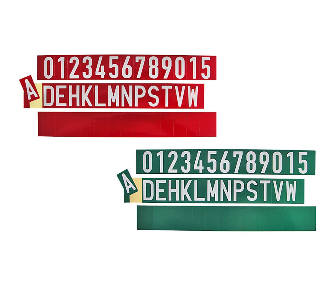 Labeling strip numbers