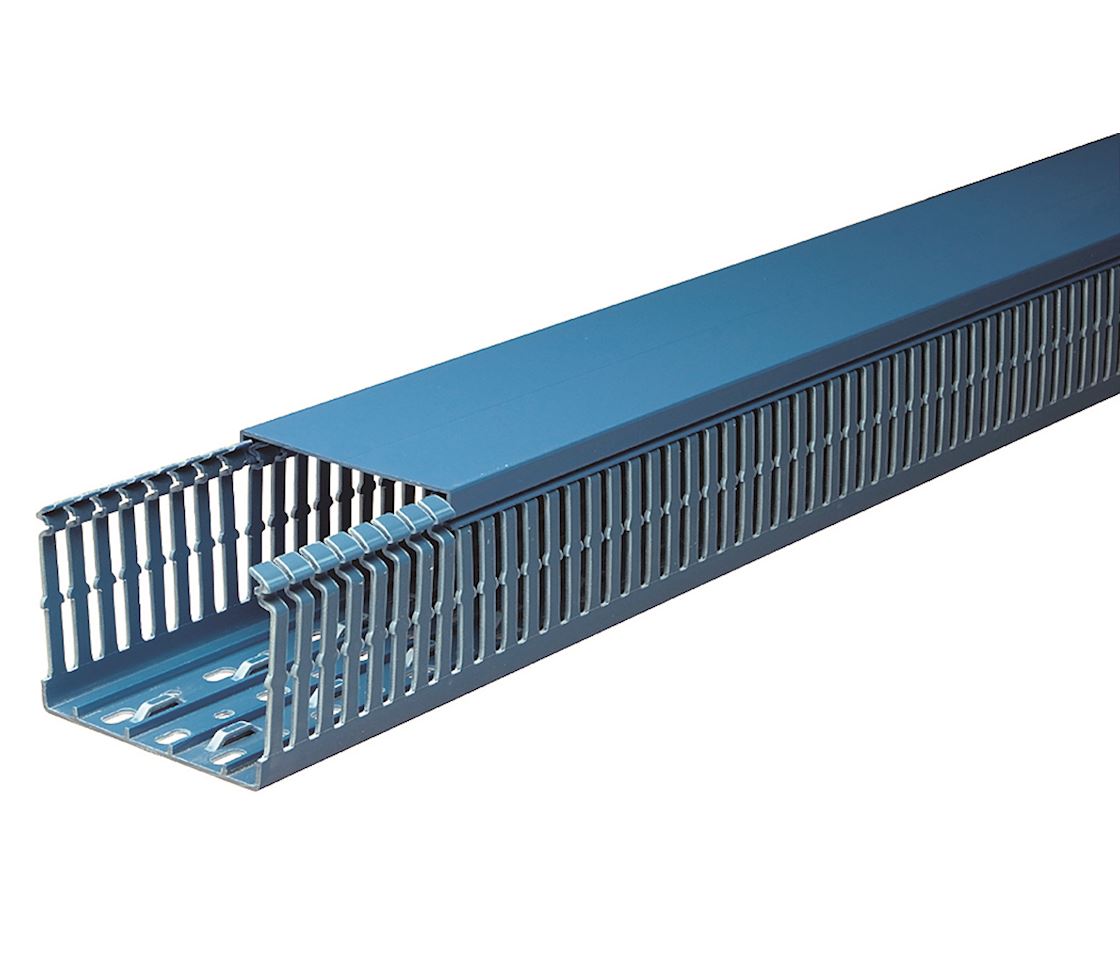 Slotted wiring duct 60x80mm
