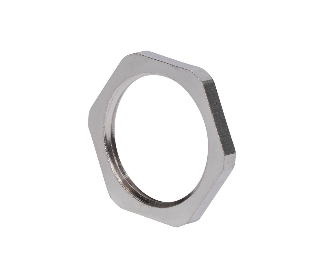 Counter nut, nickel plated brass (M)