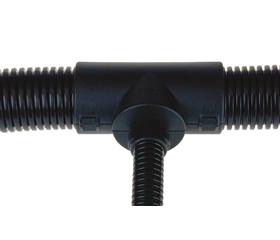 Adapter TH IP40, T-piece for all corrugated conduits
