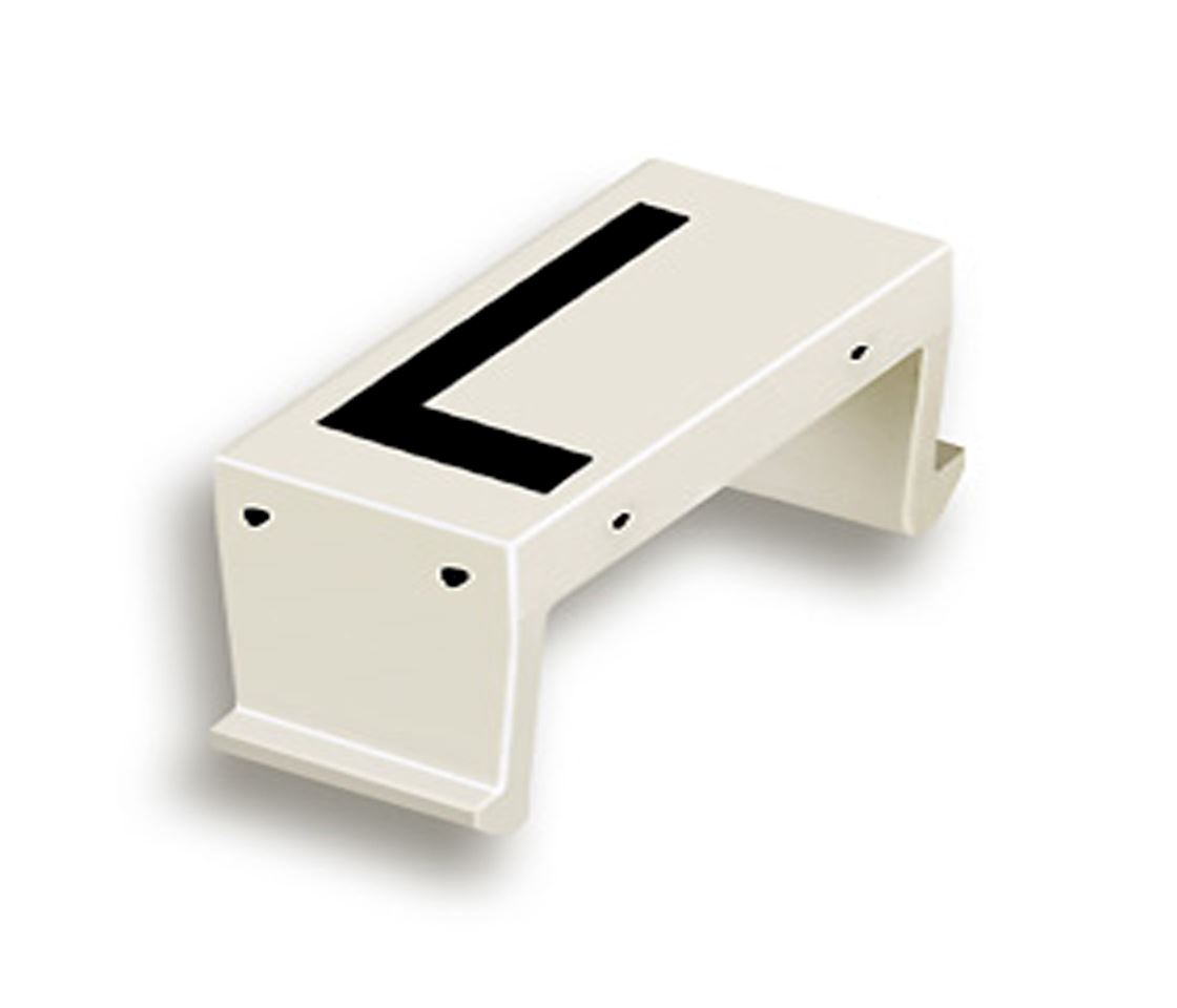 FP letter field L 40mm white