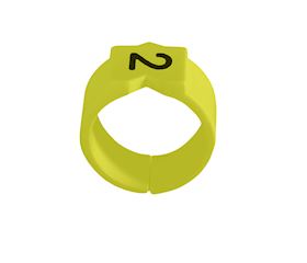Snap-on grommets yellow Ø 1.00 - 1.40 mm